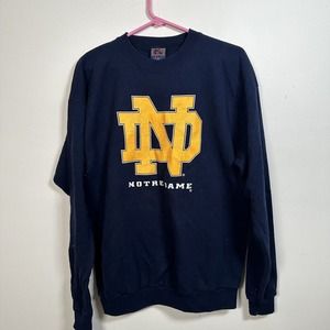 VTG Notre Dame Fighting Irish GS Sport Sweatshirt NCAA Crewneck Mens Size Large